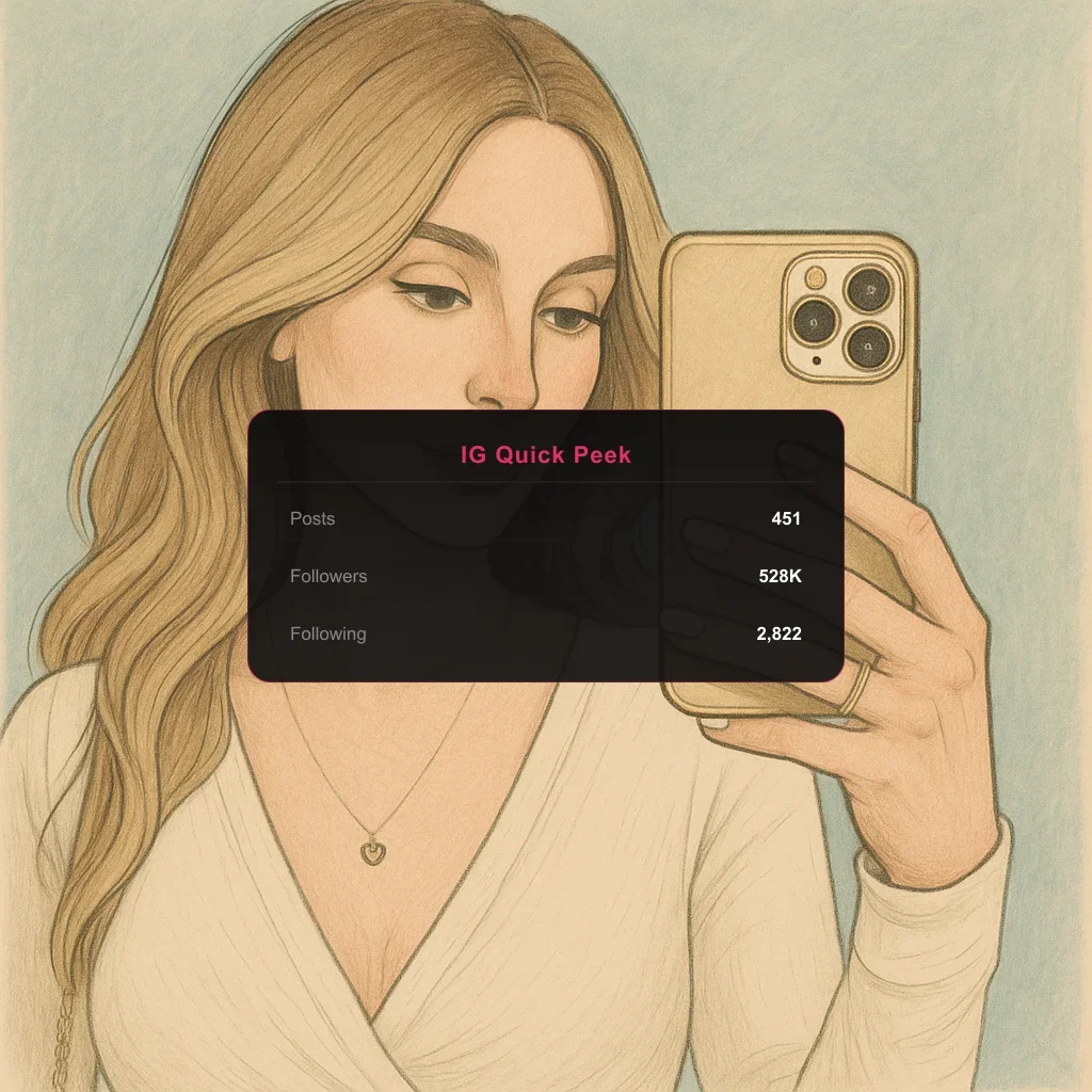 theallierae illustration + Instagram Quick Peek overlay